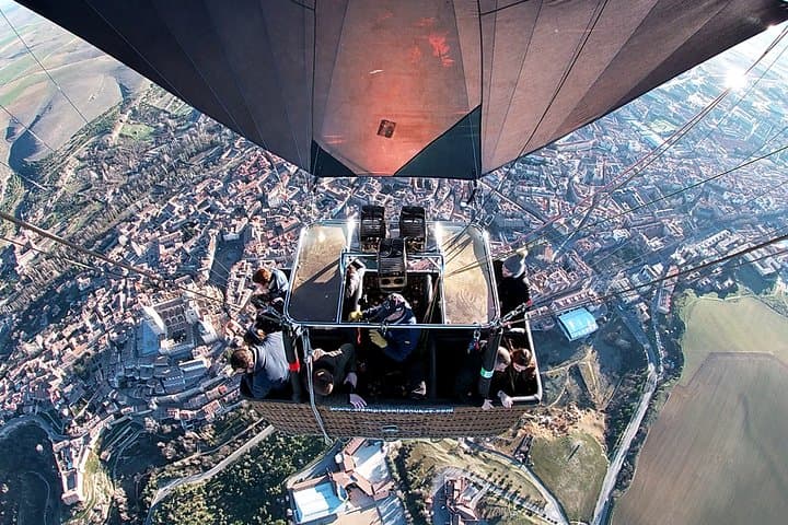 Hot Air Balloon Flight Over Segovia or Toledo