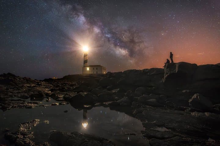 Menorca Astronomical Observation with Telescopes, Night Sky