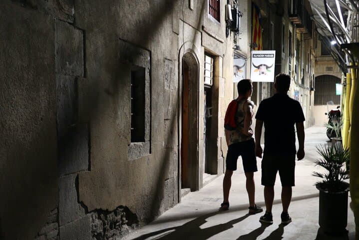 Venture through back alleys