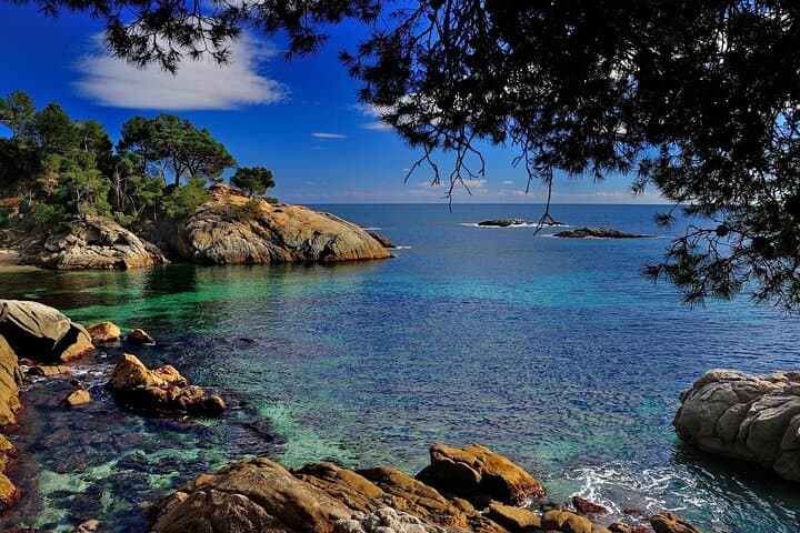 Costa brava view in a private tour from Barcelona