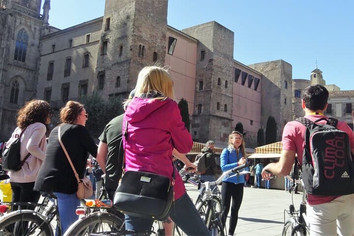 private Bike tour in the Gothic Quarter Barcelona