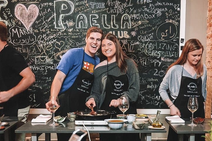 Paella Cooking Class with Professional Chef: Four Course Dinner