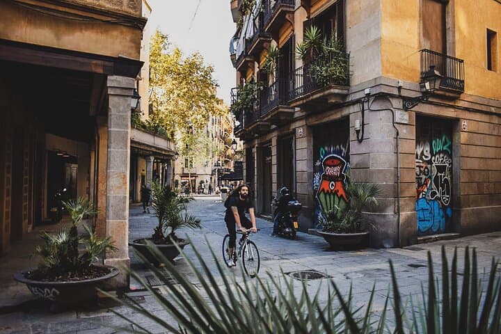 Private Barcelona Street Art and Bike Tour with Local Expert Guide