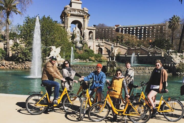 Private Barcelona Bike Tour, Gaudi's Art and Medieval Districts with Local Expert Guide