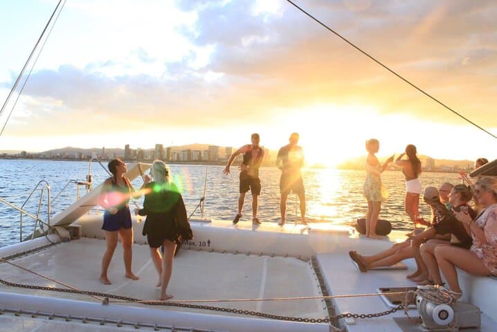 Barcelona Catamaran Party Tour For Young People