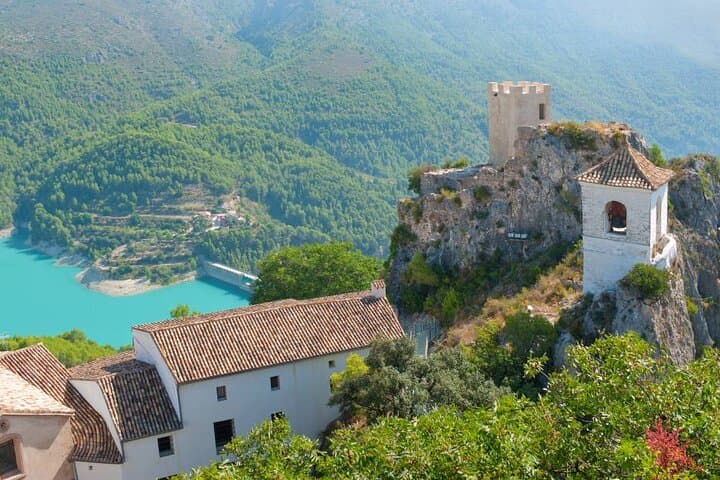 Aerial view from the castell