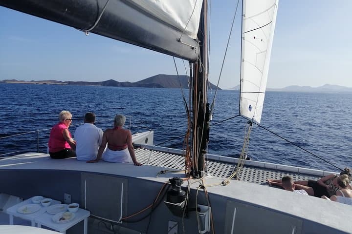 Catamaran F40 Lanzarote sailing