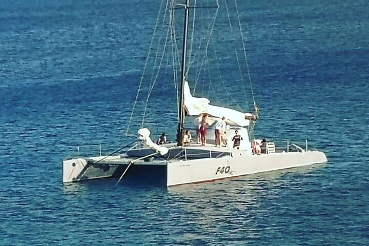 Catamaran F40 Lanzarote sailing