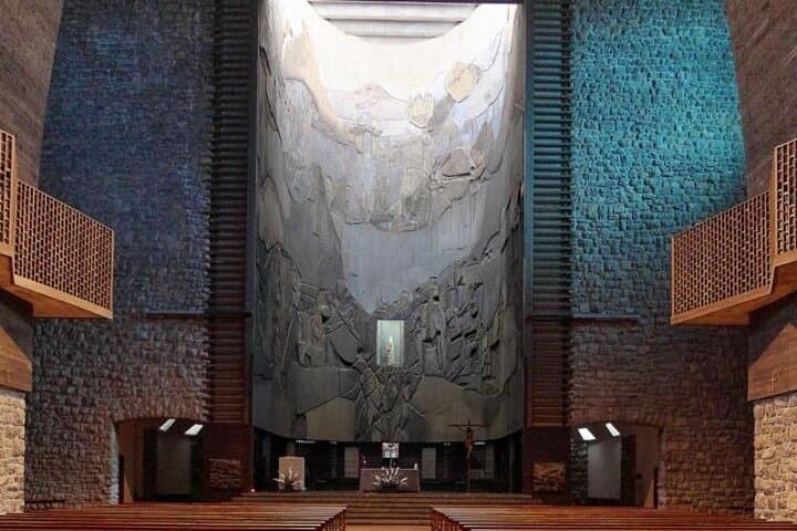 Sanctuary of Arantzazu from the inside