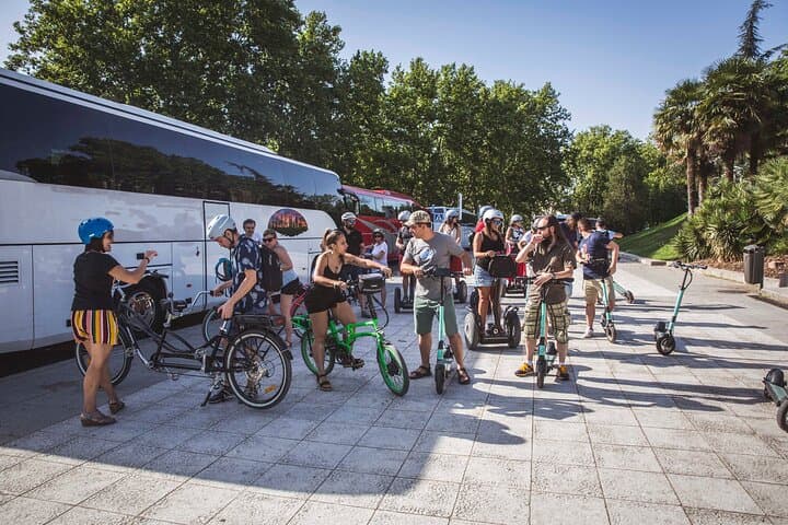 Madrid Retiro Park Electric Bike Tour (Small group, Semi Private)