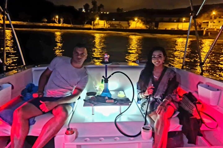 Romantic night ocean boat trip for 2