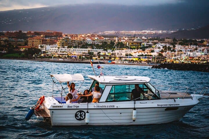 Romantic night ocean boat trip for 2