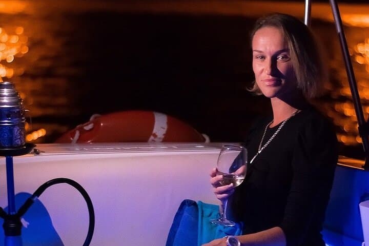 Romantic night ocean boat trip for 2
