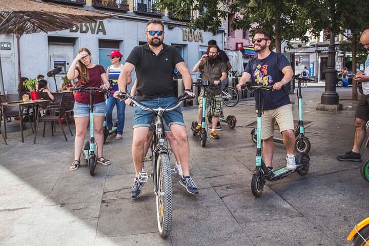 Madrid Retiro Park Electric Bike Tour (Small group, Semi Private)