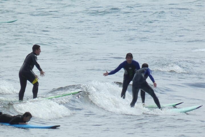 Guided Surf Lessons Playa San Antolin de Bedón Llanes Asturias