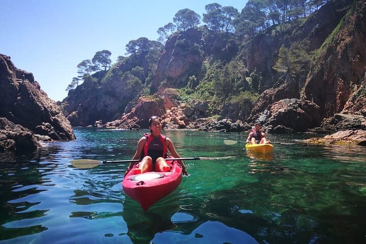 Private Costa Brava Kayak Experience with Snorkel from Barcelona