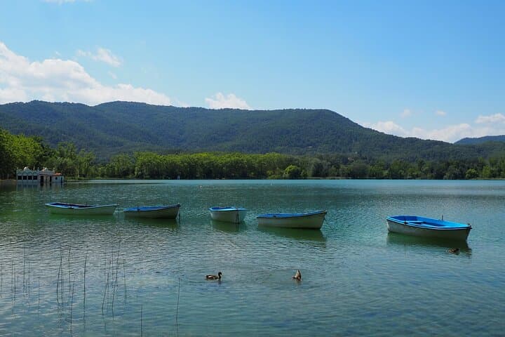 Besalú, Banyoles Lake & Volcanic Castellfollit from Girona