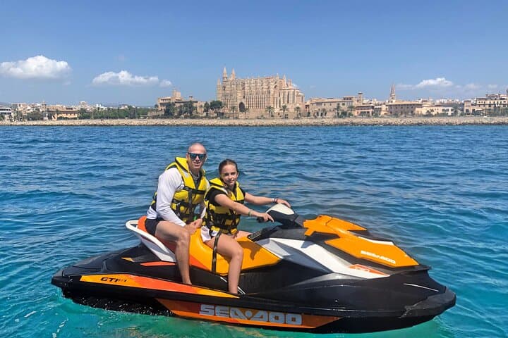 Palma Cathedral with children