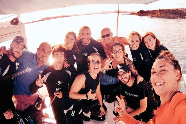 Baptism in the Northern Marine Reserve of Menorca