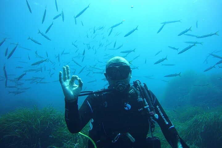 Baptism in the Northern Marine Reserve of Menorca