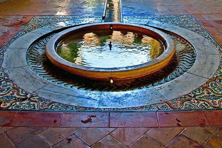Fountain at Alcazar in Seville