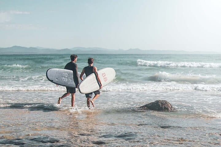 Surfing Lesson in La Mata Beach
