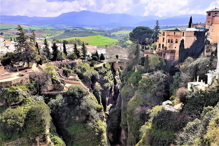 View to the Moorish palace