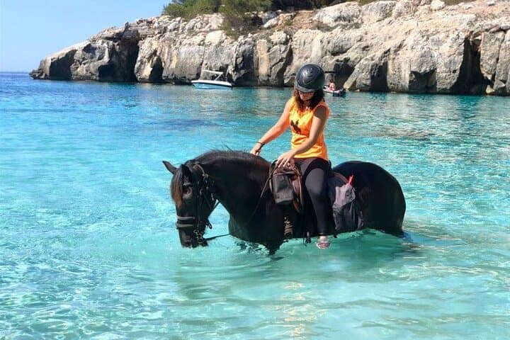 Horseback Riding in Cala Mitjana, Menorca, Spain