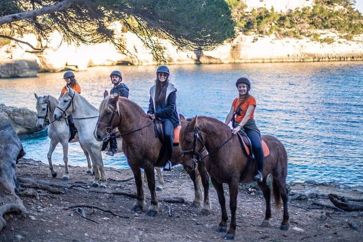 Horseback Riding in Cala Mitjana, Menorca, Spain