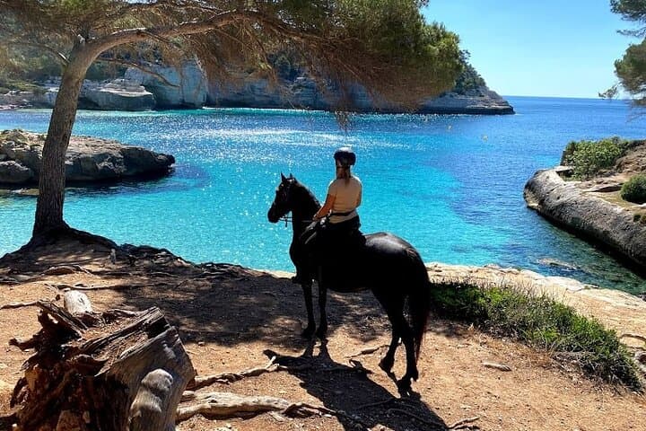 Horseback Riding in Cala Mitjana, Menorca, Spain