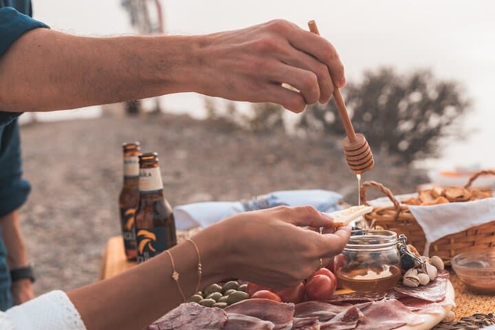 Luxury sunset picnic with photo shoot