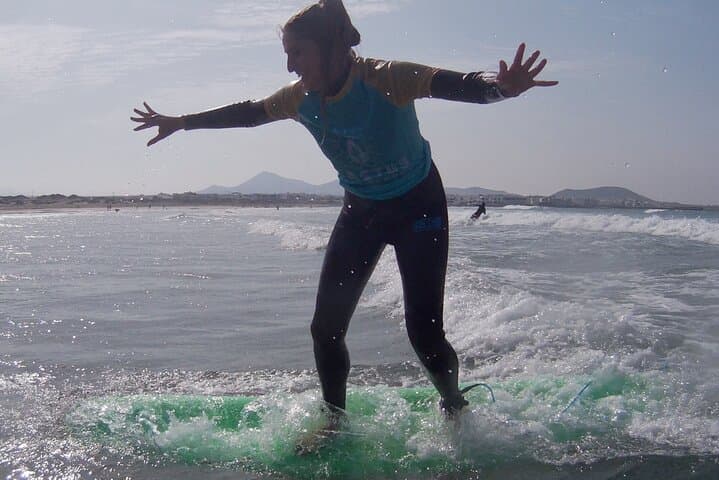 Group and private surf classes with a Certified Instructor in Lanzarote