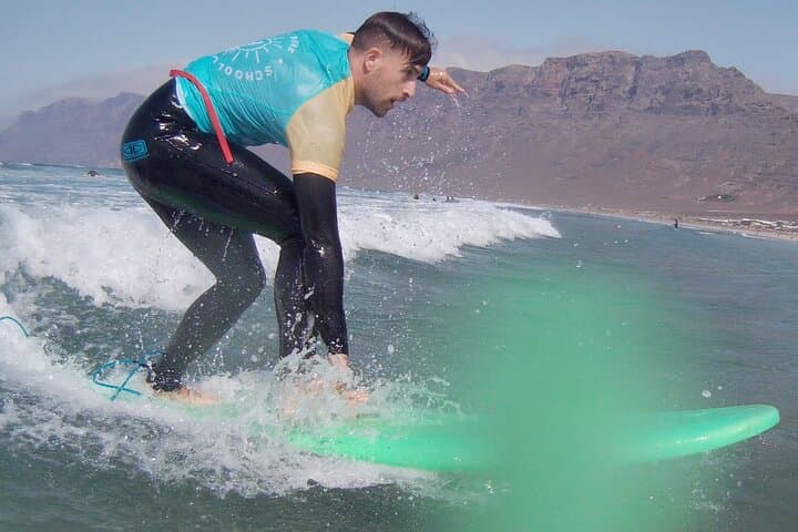 Group and private surf classes with a Certified Instructor in Lanzarote