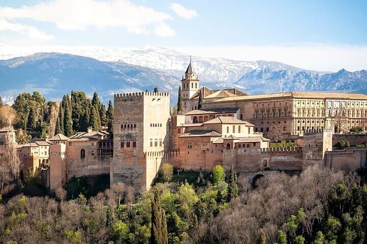 Alhambra of Granada view from the Albaizin