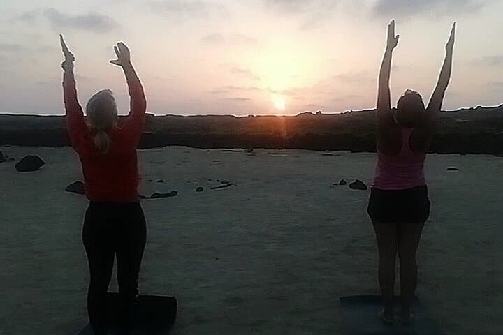 Private Yoga Classes On Stunning Beaches in Lanzarote Sunset, Sunrise, Anytime