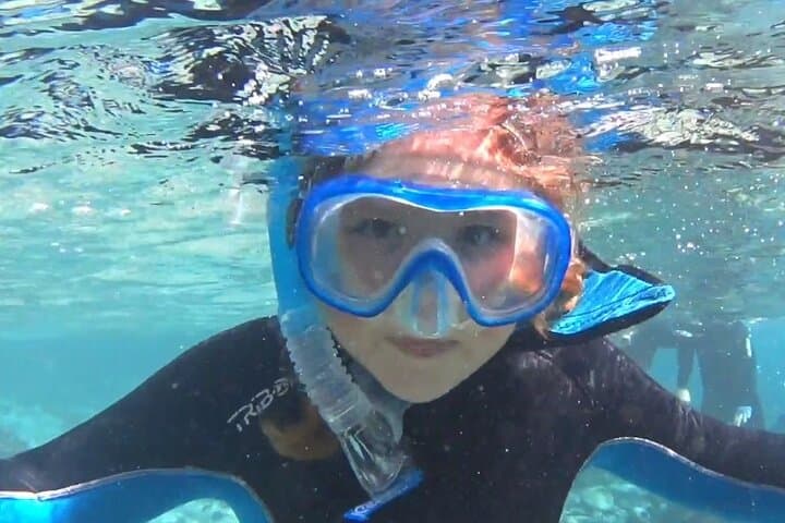 Snorkeling in a Wonderful Volcanic Bay