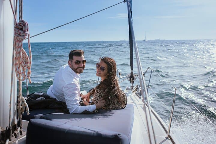 Barcelona 2-hour Private Boat Tour with Cava and snacks