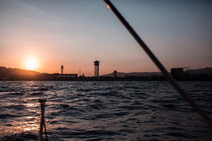 Sunset boat trip with open bar of cava (local champagne)