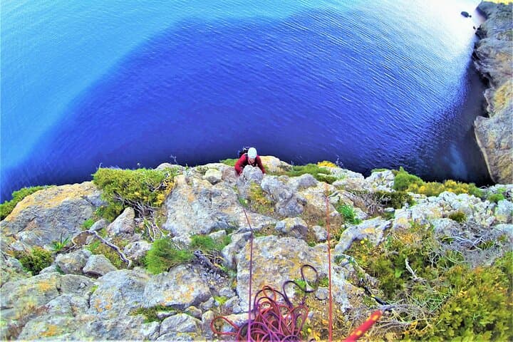 Climbing day in private tour