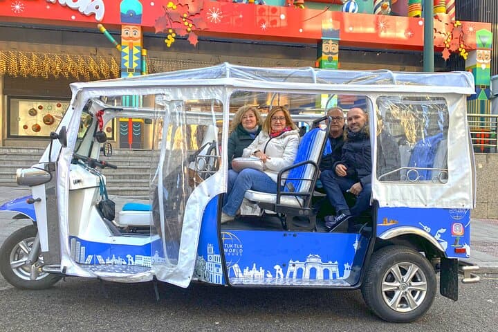 Private Madrid Historic Sights Tour by Electric Tuk-Tuk
