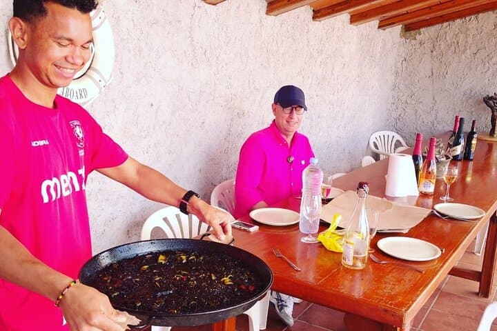 Paella Class, Winery & Bike Ride - Free Hotel Pickup from Sitges