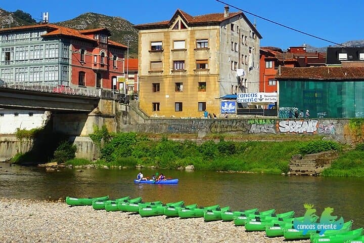 Canoeing down the Sella River