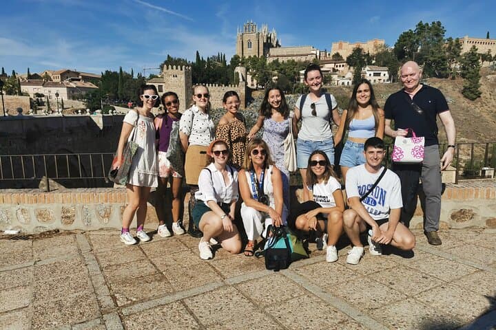 Our guide Mariluz with a group