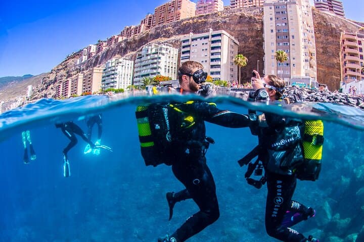 Scuba Diving Baptism Experience in Santa Cruz Tenerife