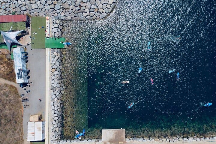 Sunrise in Barcelona, SUP with Certified Guides