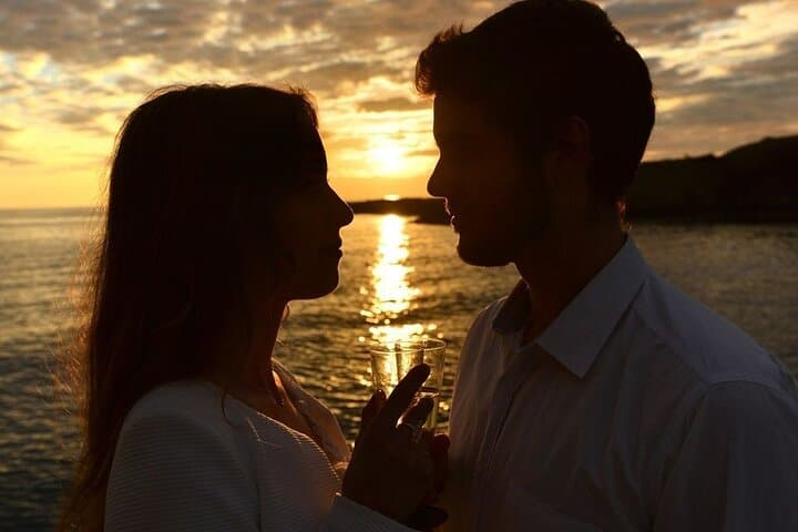 Paseo velero romantico