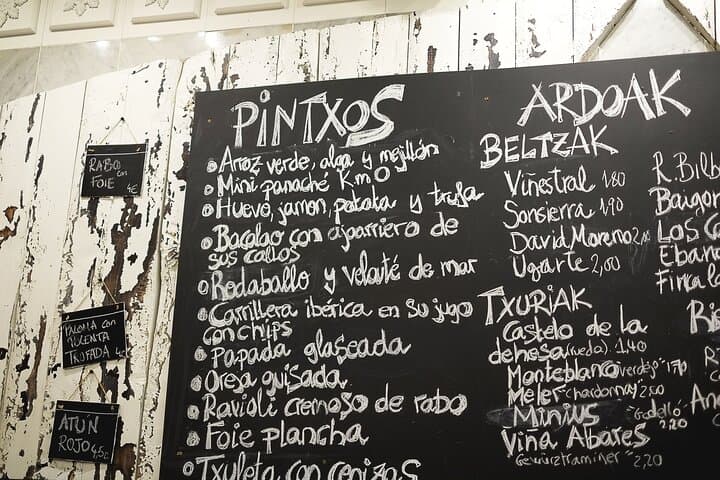 San Sebastian Evening Pintxo Tour with Wine