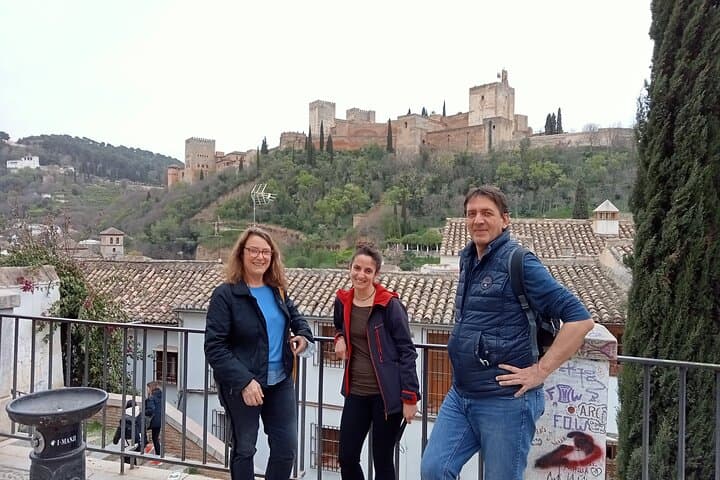 Guided Walking Tour with Panoramic Views and Terraces of Granada