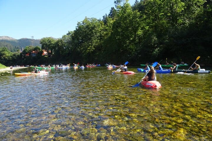 Canoeing down the Sella River