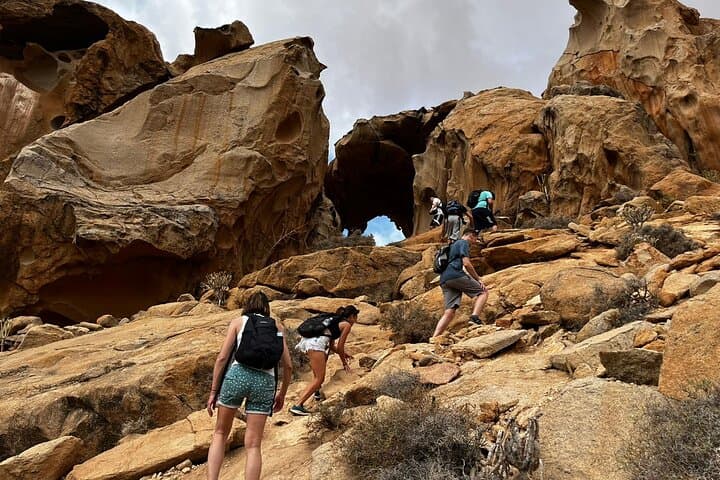 Excursion to Ajuy Caves with a secret Las Penitas canyon Hike